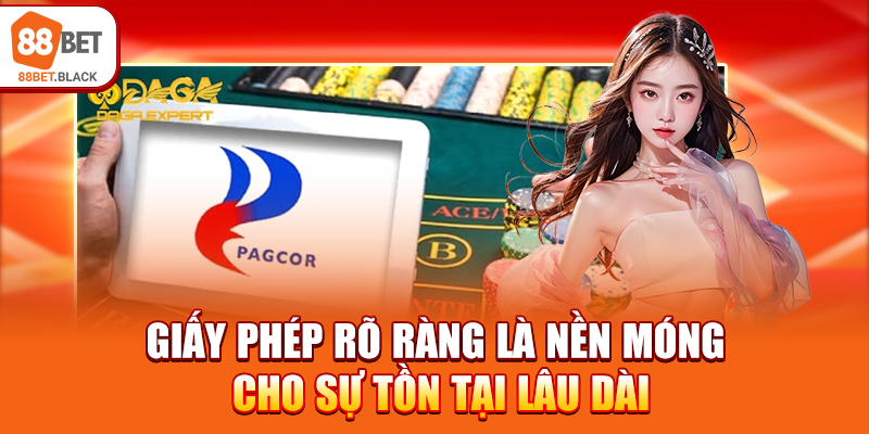 Giấy phép rõ ràng là nền móng cho sự tồn tại lâu dài